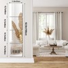 scumio 4 Pcs Full Length Wall Mirror Tiles, 12 x