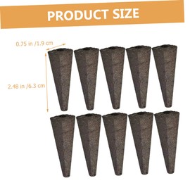 Totority 10Pcs Hydroponic Planting Sponges Soilless Grow Sponges for Germination for Vegetable and Flower Seedlings Stable Growth Compatible with Various Seeds