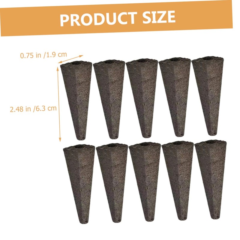 Totority 10Pcs Hydroponic Planting Sponges Soilless Grow Sponges for Germination