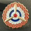 1940-2025 Battle of Britain 85th Anniversary Pin Red Poppy RAF