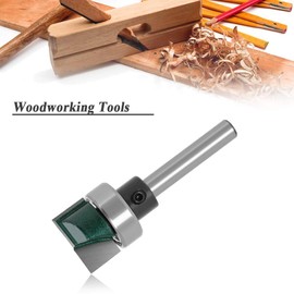 Mesee Industrial Grade Flush Trim Template Router Bit 1/4 Inch Shank Hinge Mortising Router Bit with Ball Bearing Woodworking Milling Cutter Tool, 3/4" Cutting Diameter