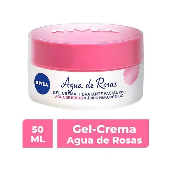 Gel Crema Facial Nivea Agua Rosas Ácido Hialurónico 50ml Tipo