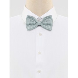 Allegra K One-Touch Bowtie, Polka Dot Pattern, Adult, Formal Bowtie, Party, Graduation, Business, gray