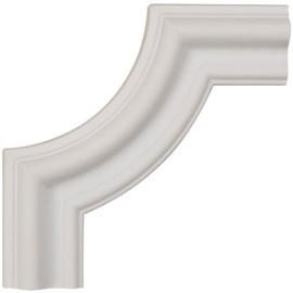 Ekena Millwork Seville PML06X06SE-2 Panel Corner (Matches Moulding PML01X00SE), 6"W x 6"H x 3/4"P, Factory Primed