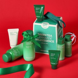 Innisfree [이니스프리][아모레몰ONLY] 그린티 밀크 에센스 160ml 더블 기획세트 [Innisfree][AmoreMall ONLY] Green Tea Milk Essence 160ml Double Set