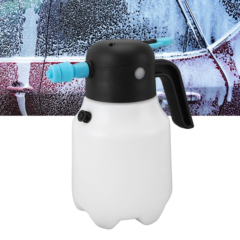 Foam Sprayer 2000mAh 1.8L Cordless Pressurized PP Electric Foam Spray
