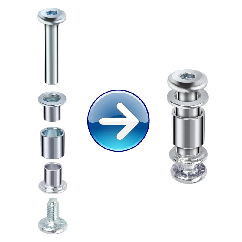 Cosmos Inline Skates Axle Spacer Screws Replacement, Roller Blades Inline