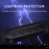 10-Outlet 2 Prong Power Strip with 3 USB Ports, Polarized