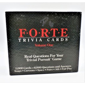 Forte Trivia Card game, Vol 1: 6,000 Questions & Answers
