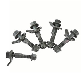 [5 Pieces] 12mm Cam Screw, Camber Fall Screw, Camber Adjustment Screw, Adjustable, Eccentric, 4WD Orientation, Automotive Steel, Default