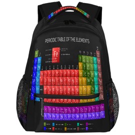 Periodic Table Backpacks for Girls Boys, Chemistry Elements Travel Backpack Laptop Backpack Waterproof School Backpack Bookbags for Teens Kids Backpack with Multiple Pocket Hiking Daypack Casual Bag
