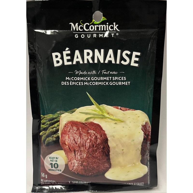 McCormick Gourmet, Dry Sauce Mix, Bearnaise, 56g/2 oz., (9pk) {Imported