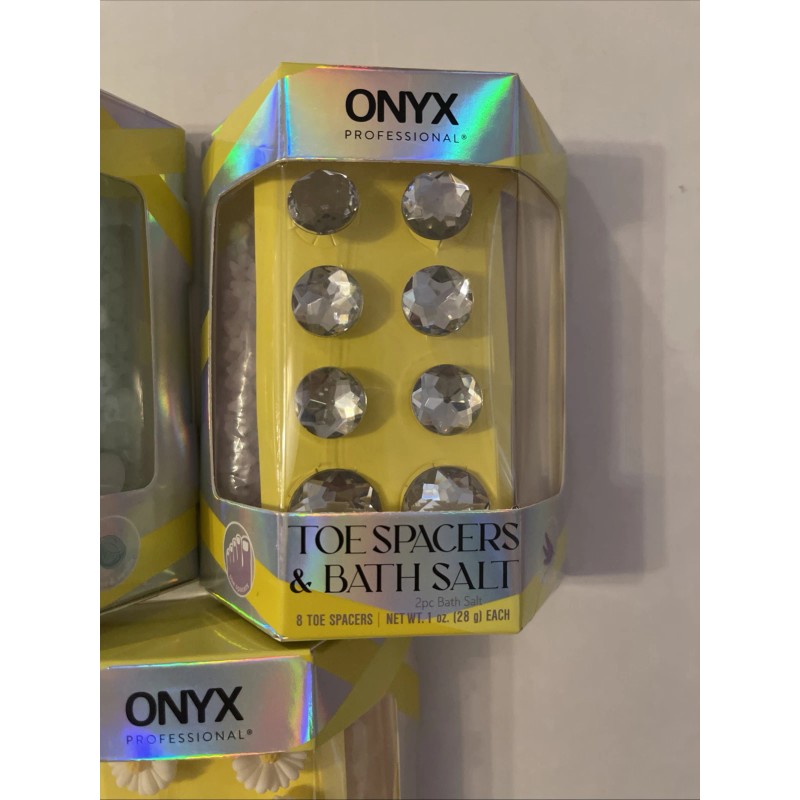 Onyx 3x PEARL ONYX PROFESSIONAL TOE SPACERS AND TWO BATH