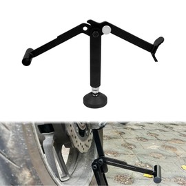 Motorcycle Stand Lift Portable Front and Rear Wheel Lift Stand Jack Fit for Most Motorcycle Wheels