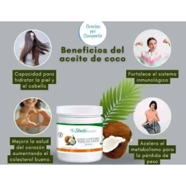 Aceite Comestible De Coco P Colesterol  Orgánico  Regalo                                                                                              