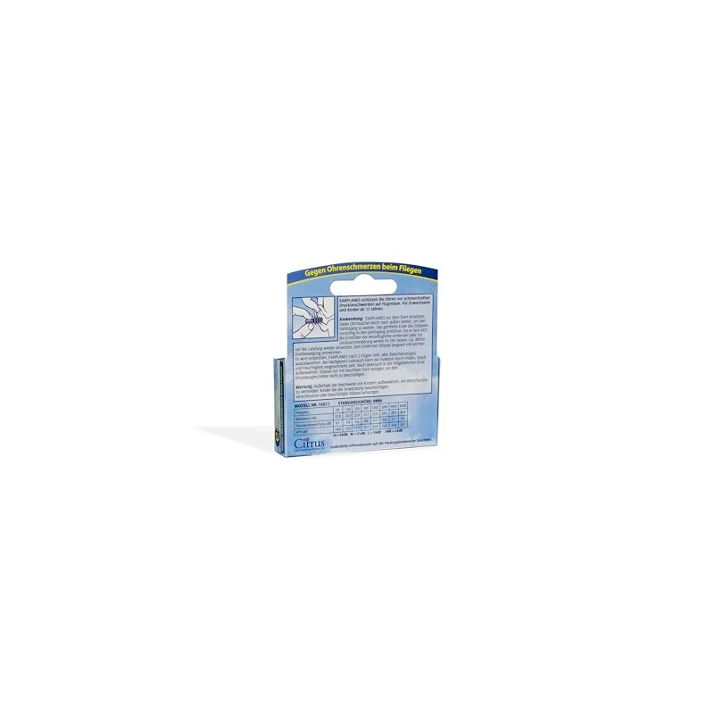 Earplanes Adults Ohtstöpsel Pack of 2