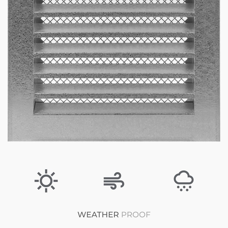 HVAC OV 12" x 12" Inch Galvanized Steel Vent Cover