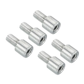PATIKIL M10-M6 Reducing Screw 5pcs 20mm Length Male Thread Adapter Reducer Conversion Joint Hardware Double Male Thread Bolt