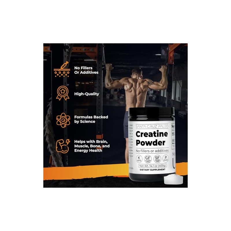 Santa Cruz Paleo - Creatina En Polvo - 400G