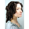 Quality COSPLAY Lady Wig COLONIAL Baroque Victorian Coils/Curls BROWN brunette