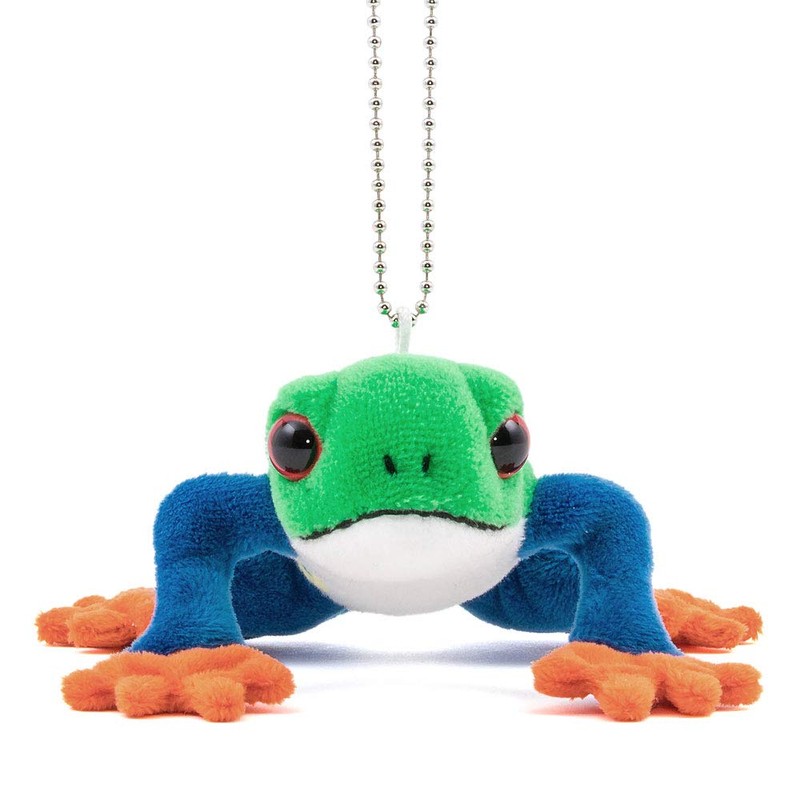 [COLORATA] Carolata Plush Mascot, Red-headed Frog (Realistic Amphibian / Chain