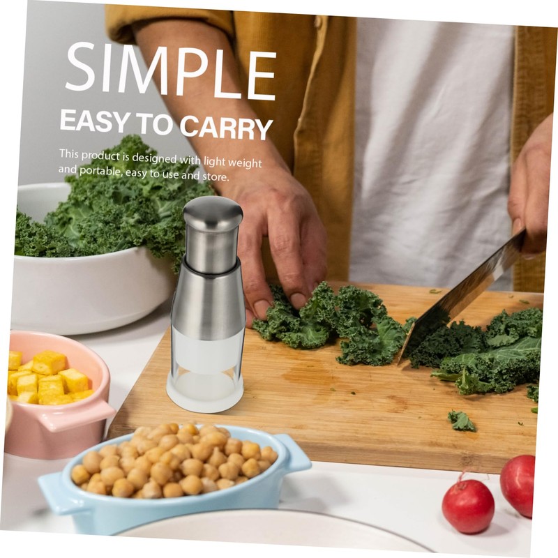 ABOOFAN Practical Manual Vegetable Chopper Portable Garlic and Ginger Slicer