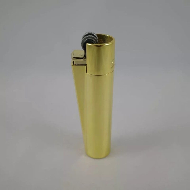 Clipper NEW CLIPPER Metal Lighter Shiny Gold finish - Gift