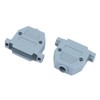 sourcing map Serial Port D-Sub DB25 Connector Kits Plastic Hood