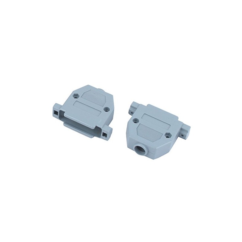 sourcing map Serial Port D-Sub DB25 Connector Kits Plastic Hood