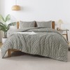 Andency Medium Grey California King Comforter Set, Boho Cal King