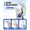 WORKPRO Mini Pliers Wrench, 4-Inch Smooth Jaw Pliers, High-Toughness Alloy
