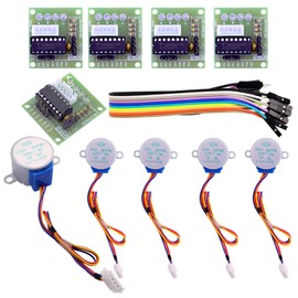 ELEGOO 5 sets 28BYJ-48 5V Stepper Motor + ULN2003 Motor Driver Board for Arduino