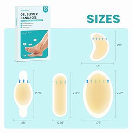 Water Resistant Hydrocolloid Blister Bandages - 50 Count