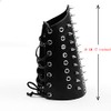 MILAKOO PU Leather Arm Guard with Lacing Rivet Arm Armour