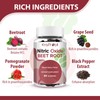 Kraftvoll Nitric Oxide Beet Root Gummies with Grapeseed Powder, Pomegranate