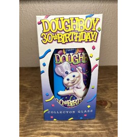Pillsbury Doughboy 1995 Collector Plastic Glass 30th Anniversary/Bi
