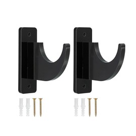 2 Pcs Sword Wall Mount Display Hooks, Acrylic Wall Mount Samurai Sword Hanger Display Holder,Wall Mount Lightsaber Wall Mount Adjustable Acrylic Sword Hook Sword Holder Stand (Black)
