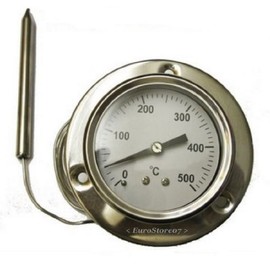 Thermometer PROBE 1–500 degrees 160 CM LONG FLEXIBLE --To Oven Grill