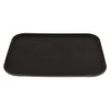 G.E.T. NS-1216-BK BPA-Free Non-Slip Plastic Rectangular Serving Tray, 12" x