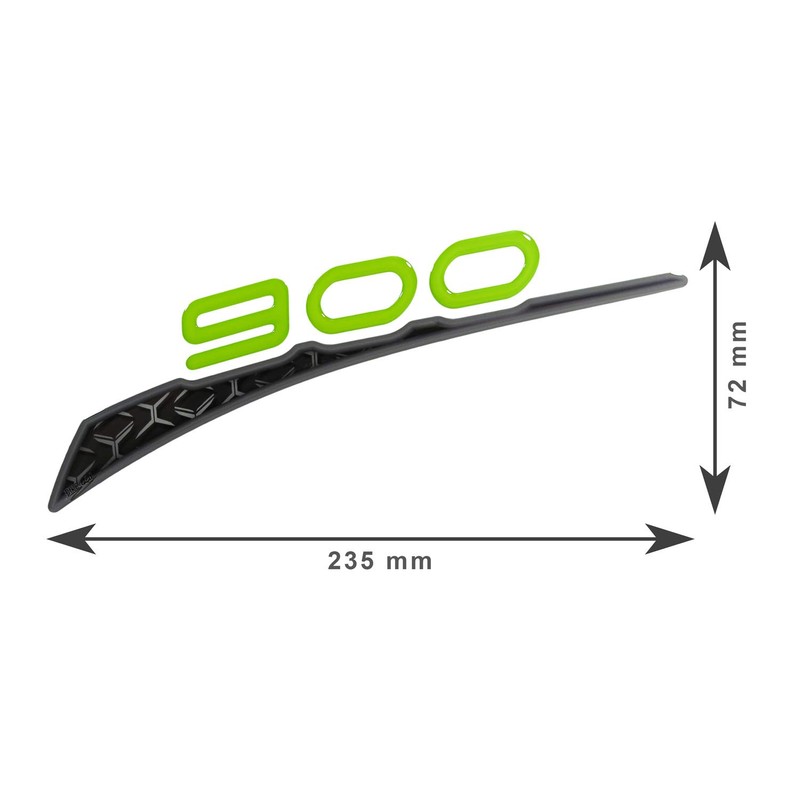 BIKE-label Decorative Sticker Green Seat Trim Compatible with Kawasaki Z900-550164VA