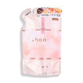 &-Honey Melty Moist Repair Treat-ment Refill 350g - Hair Oil for Damaged & Dry Hair - Bulgarian Damask Rose & Argan Oil Infused - Deep Conditioning, Controls Frizz, Boosts Softness & Shine