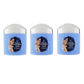 Paglieri Felce Azzurra Talco Classico con Piumino Body Powder Classic Talc with Sponge 250 g Pack of 3