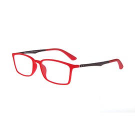 XPL GAMER SPECS TR-90 Eyeglasses for Children, Red and Black PLAYER#1 Frame, 48-17-130mm