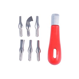 Stamp Making Kit for Adults Stamp Carving Tool Set Wood Carving Kit Carving Tool with 6 Blades Rubber Stamp Making Tools for Printmaking and DIY Projects Block Cutters