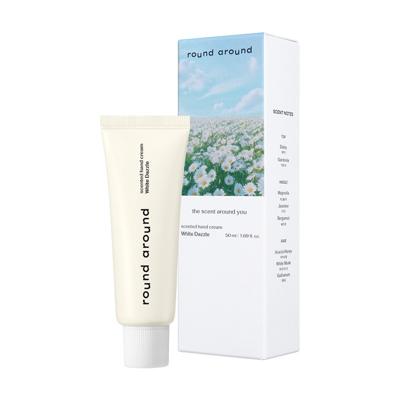 round around Scented Hand Cream 50ml - Hinoki Forest