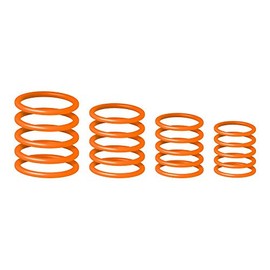 Universal Gravity Speaker Microphone Stand Professional Coloured Ring Pack (Electric Orange)
