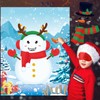 Pasimy Christmas Pin Games Reusable Pin The Nose On Snowman
