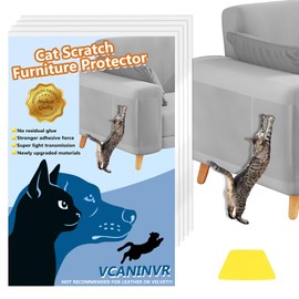 Cat Scratch Furniture Protector 12 Pack Cat Anti-Scratch Deterrent Tapes, Premium Couch Protector with Strong Stickiness