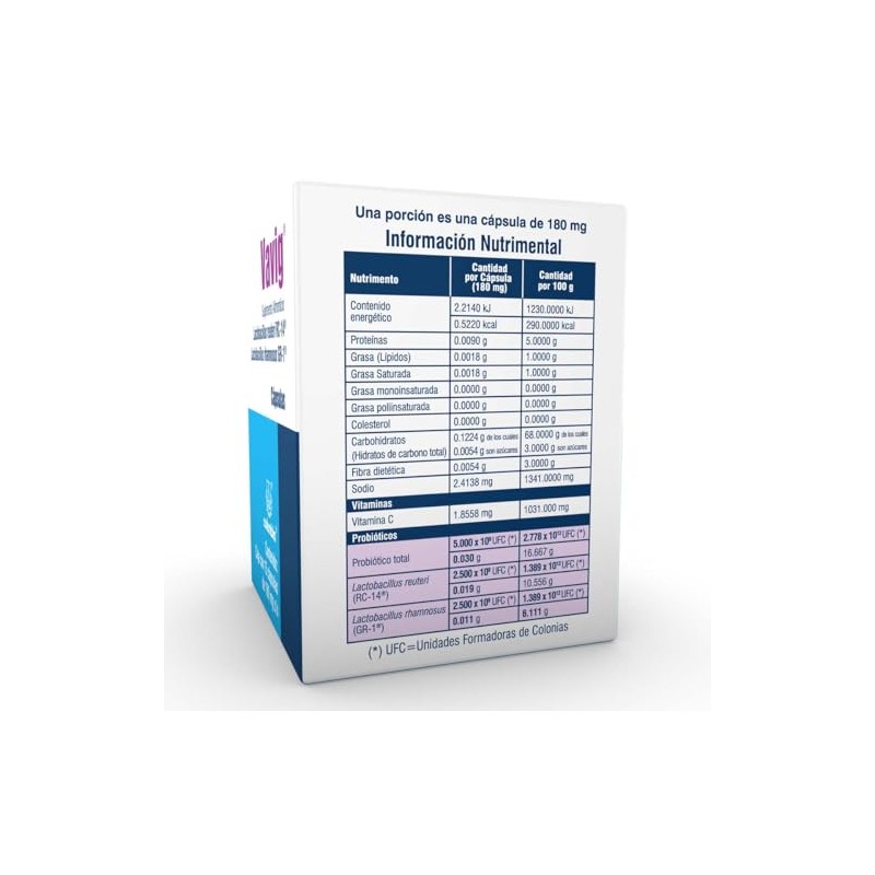 Vavig Billones Probióticos Lactobacillus Rhamnosus Reuteri Cápsulas Vía Oral