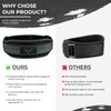 Weight Lifting Belt Double Strength 5.5 Padded Neoprene Back Gym